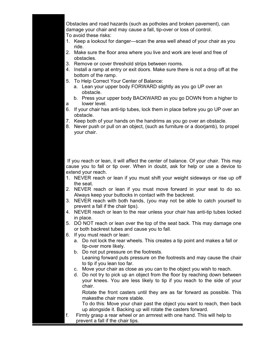 Freedom designs, inc | Freedom Designs Gizmo Tilt in Space User Manual | Page 10 / 44