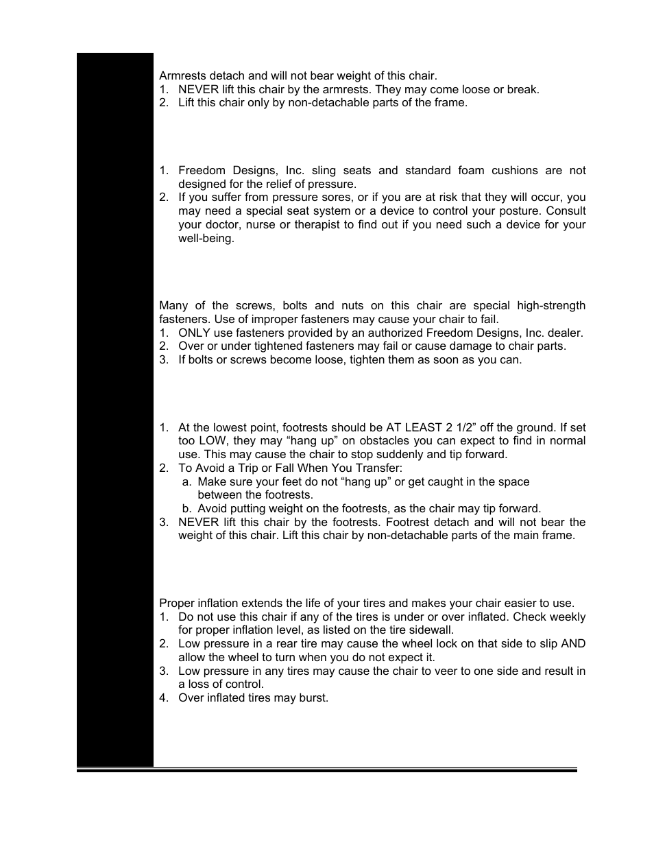 Freedom Designs Gizmo Tilt in Space User Manual | Page 16 / 44