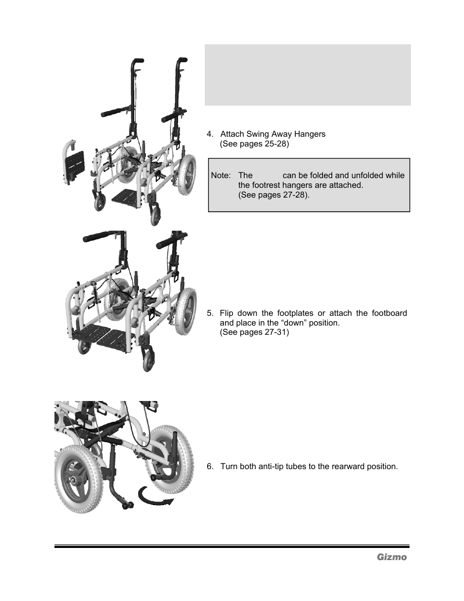 Gizmo, Unfolding the, Continued | Freedom Designs Gizmo Tilt in Space User Manual | Page 23 / 44