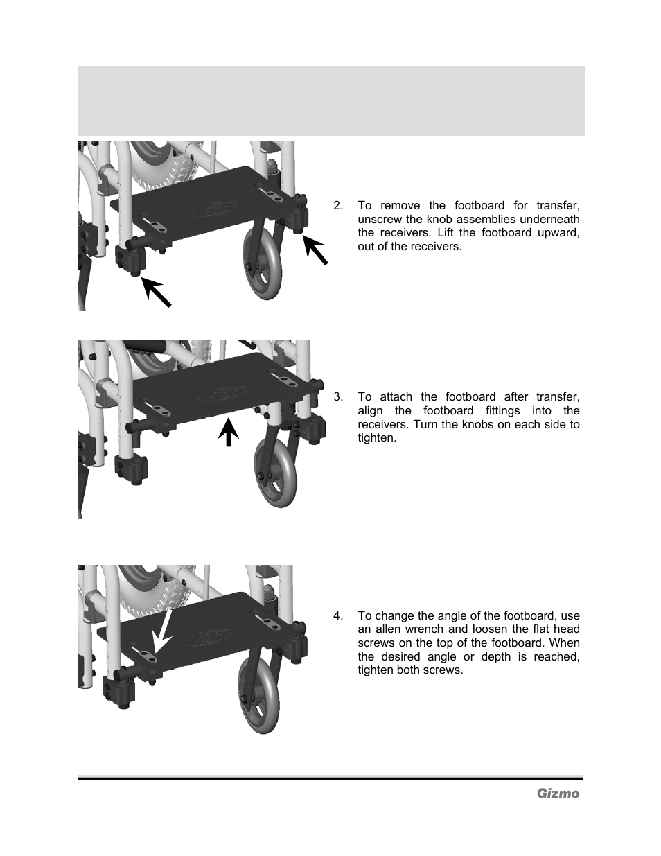 Main frame | Freedom Designs Gizmo Tilt in Space User Manual | Page 31 / 44