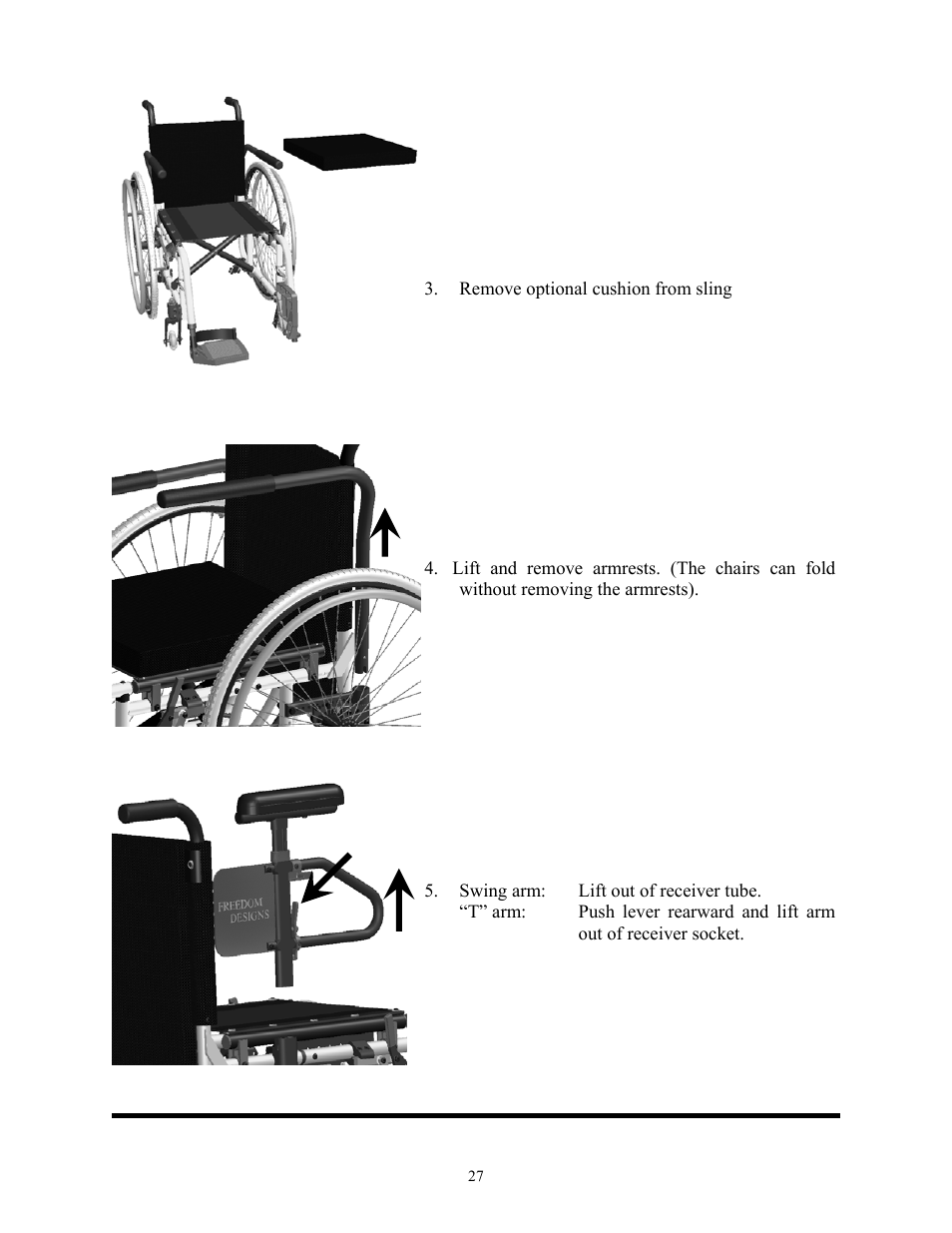 Folding the freedom 2/ freedom 2 kids continued | Freedom Designs Freedom 2 User Manual | Page 27 / 46