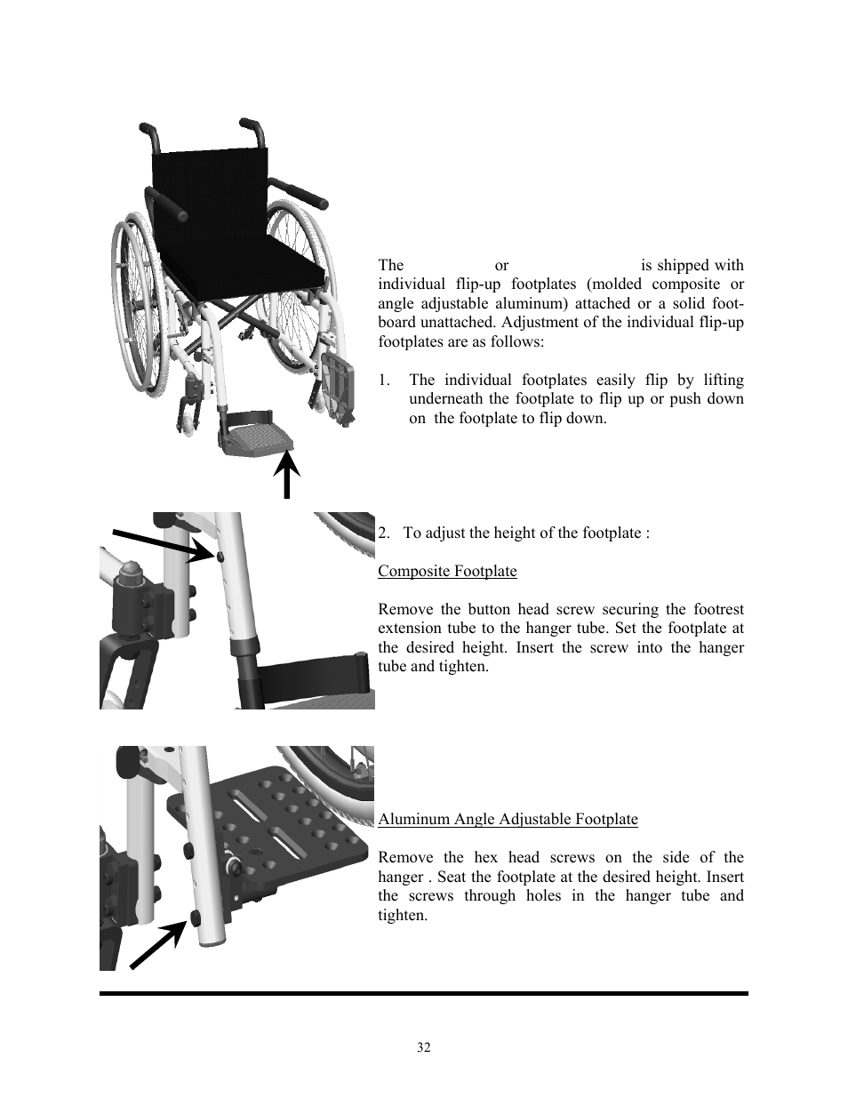 Main frame continued | Freedom Designs Freedom 2 User Manual | Page 32 / 46