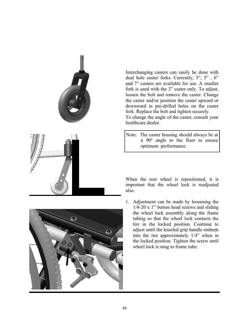 Freedom 2 / freedom 2 kids adjustments continued, Freedom designs, inc | Freedom Designs Freedom 2 User Manual | Page 40 / 46