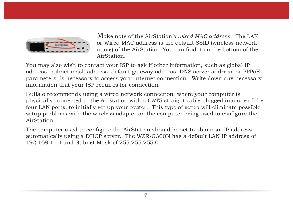 Getting ready | Buffalo Technology WZR-G300N User Manual | Page 7 / 89