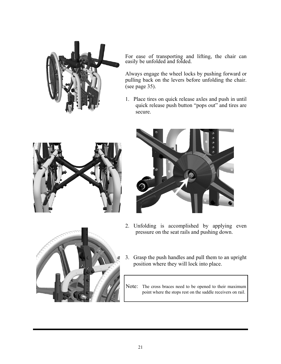 Unfolding sp3 | Freedom Designs Freedom SP3 User Manual | Page 23 / 48