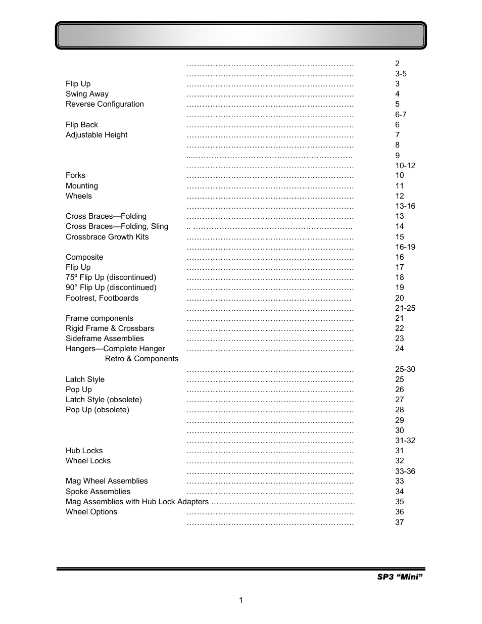 Freedom Designs Freedom SP3 Mini User Manual | Page 3 / 40