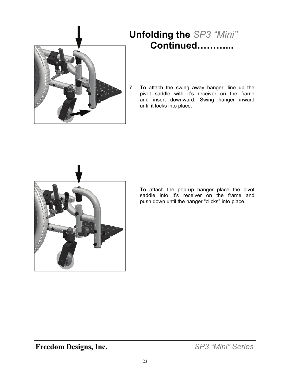 Unfolding the sp3 “mini” continued | Freedom Designs Freedom SP3 Mini User Manual | Page 25 / 48