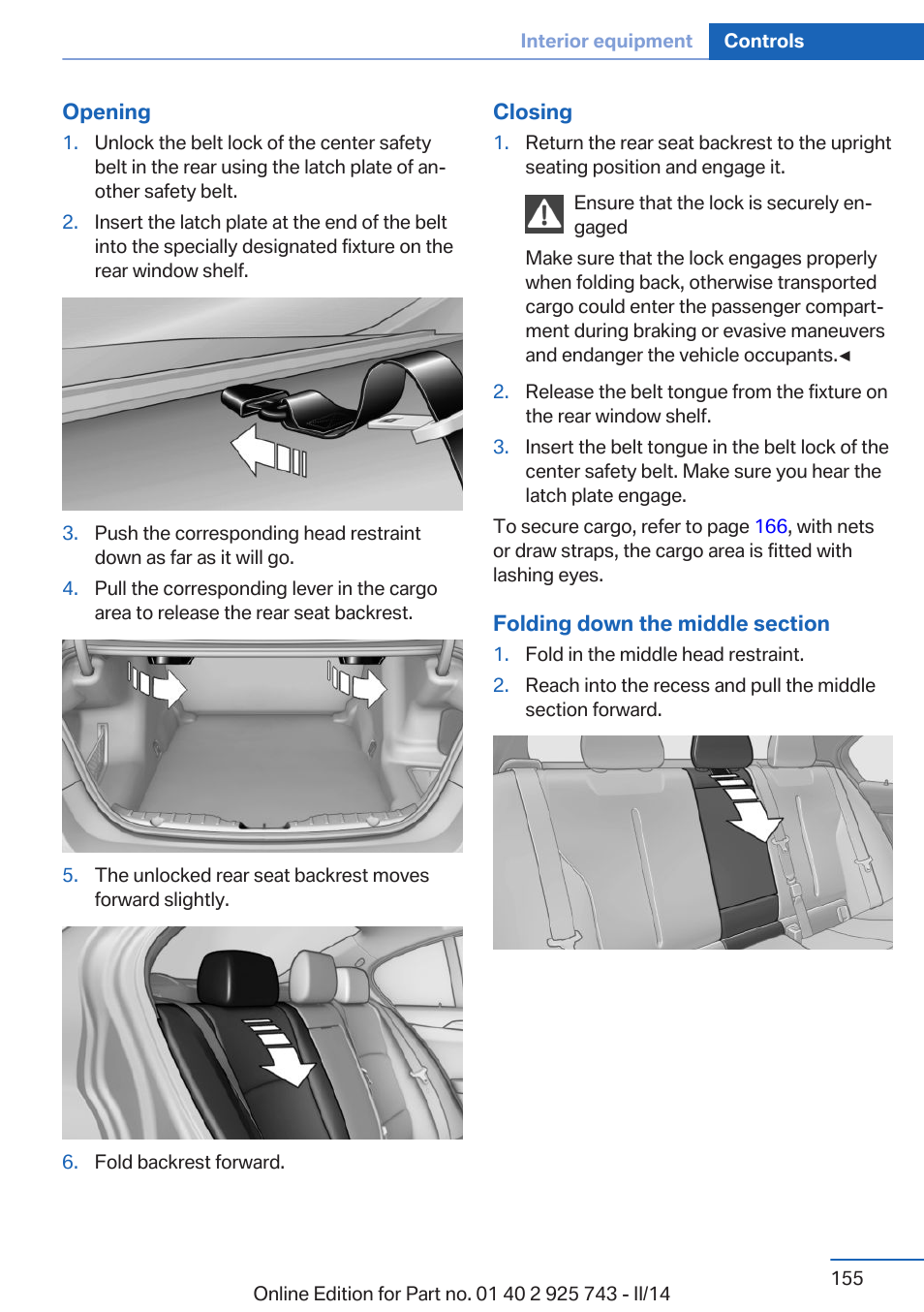 BMW 335i xDrive Sedan 2014 User Manual | Page 155 / 242