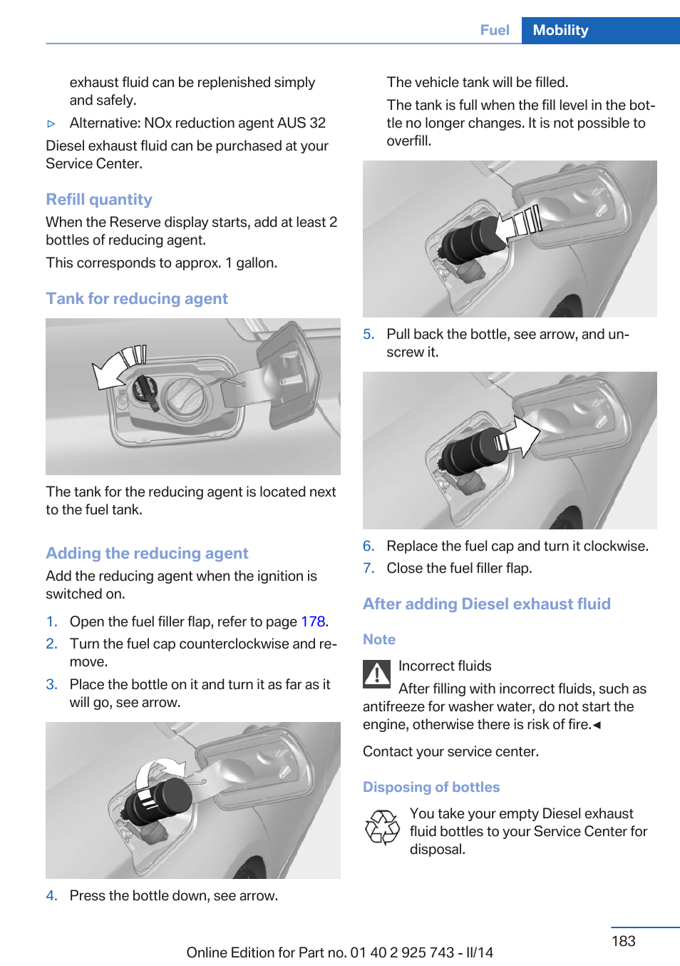 BMW 335i xDrive Sedan 2014 User Manual | Page 183 / 242