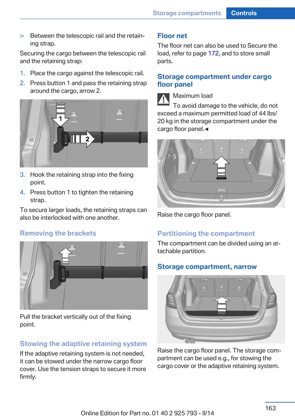 BMW 328d xDrive Sports Wagon 2014 User Manual | Page 163 / 244