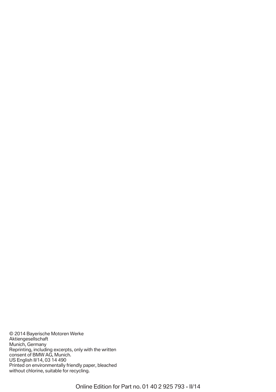 BMW 328d xDrive Sports Wagon 2014 User Manual | Page 4 / 244