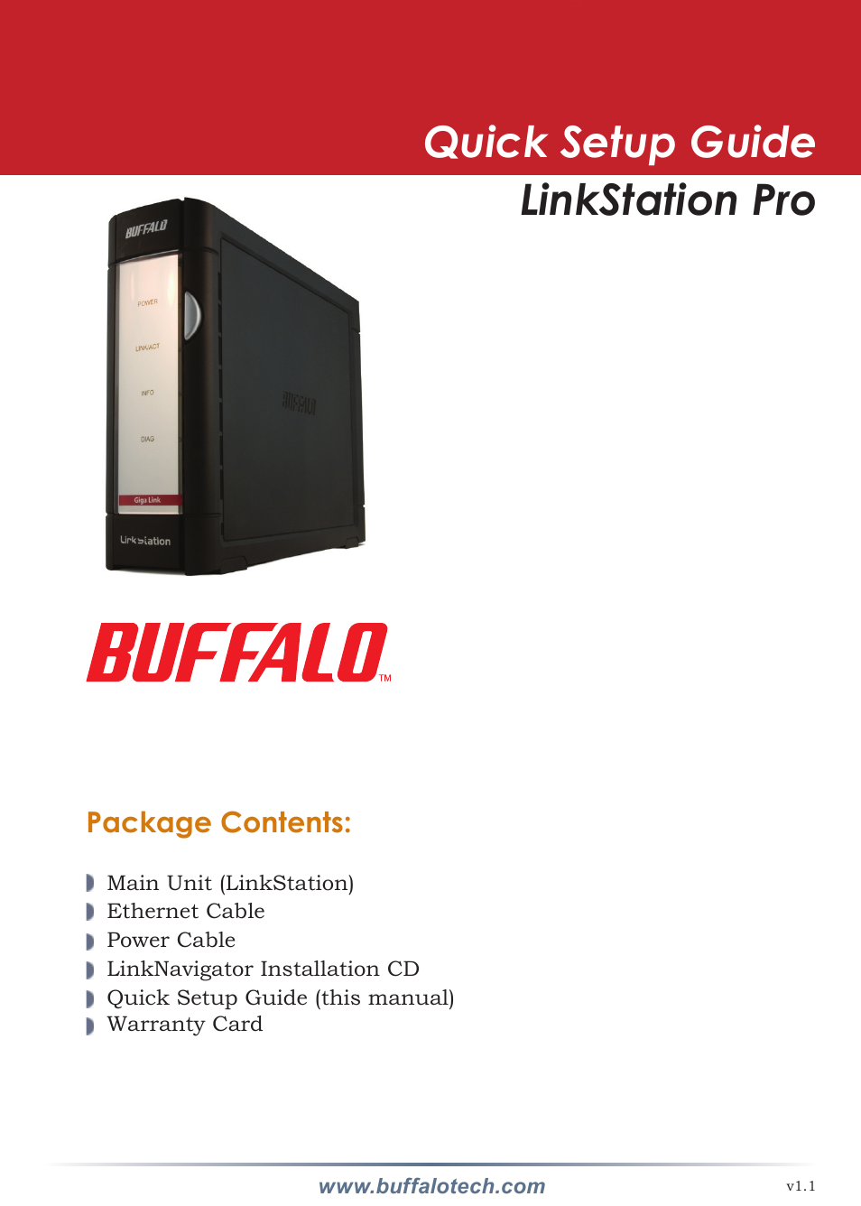 Buffalo Technology LinkStation Pro User Manual | 8 pages
