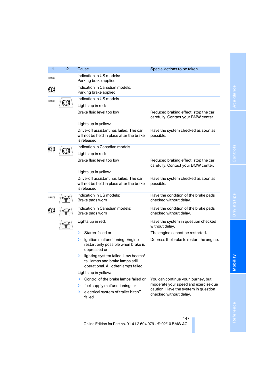 BMW 135i Convertible 2011 User Manual | Page 149 / 176