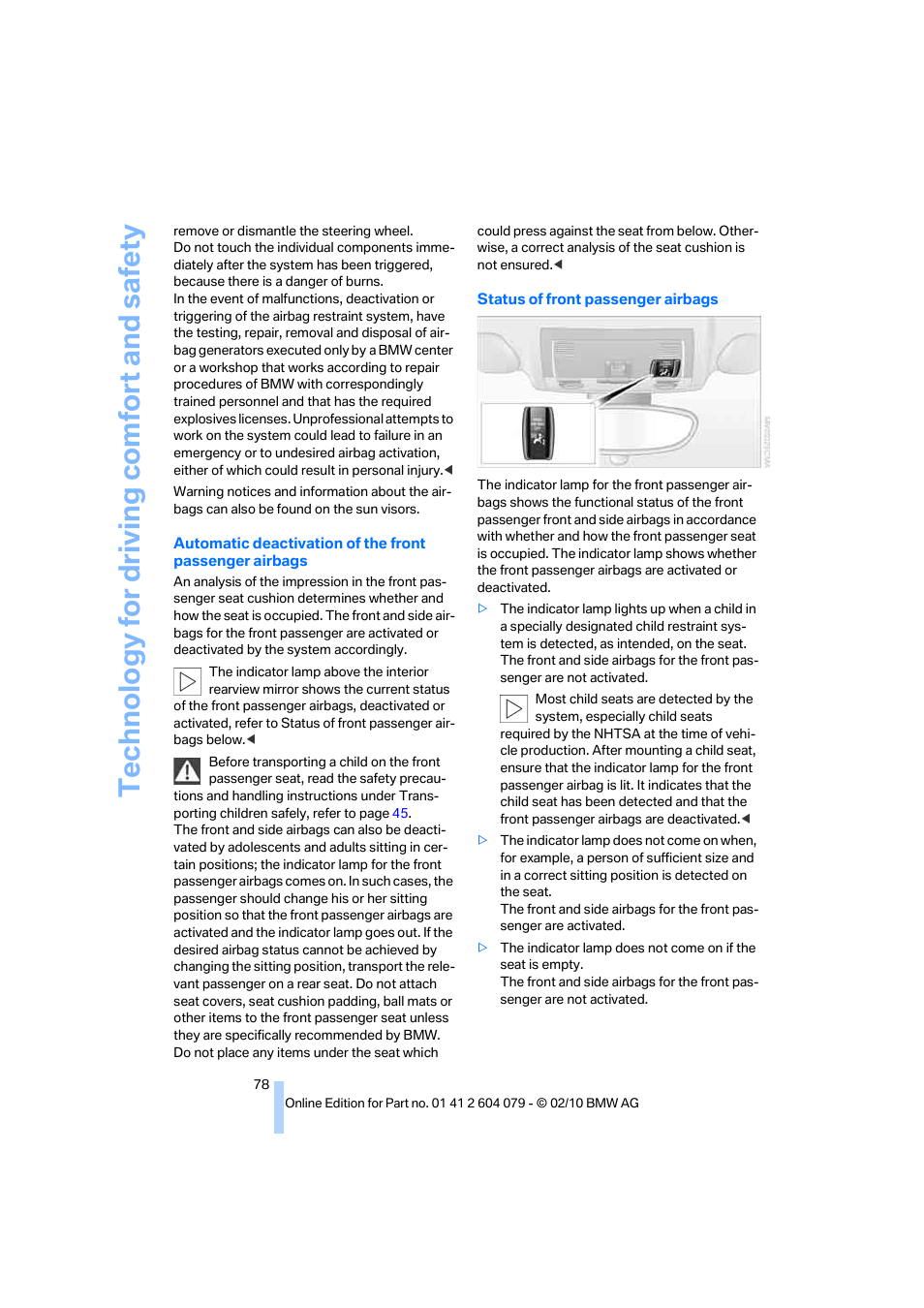 Te chnology for driving comfort and safe ty | BMW 135i Convertible 2011 User Manual | Page 80 / 176