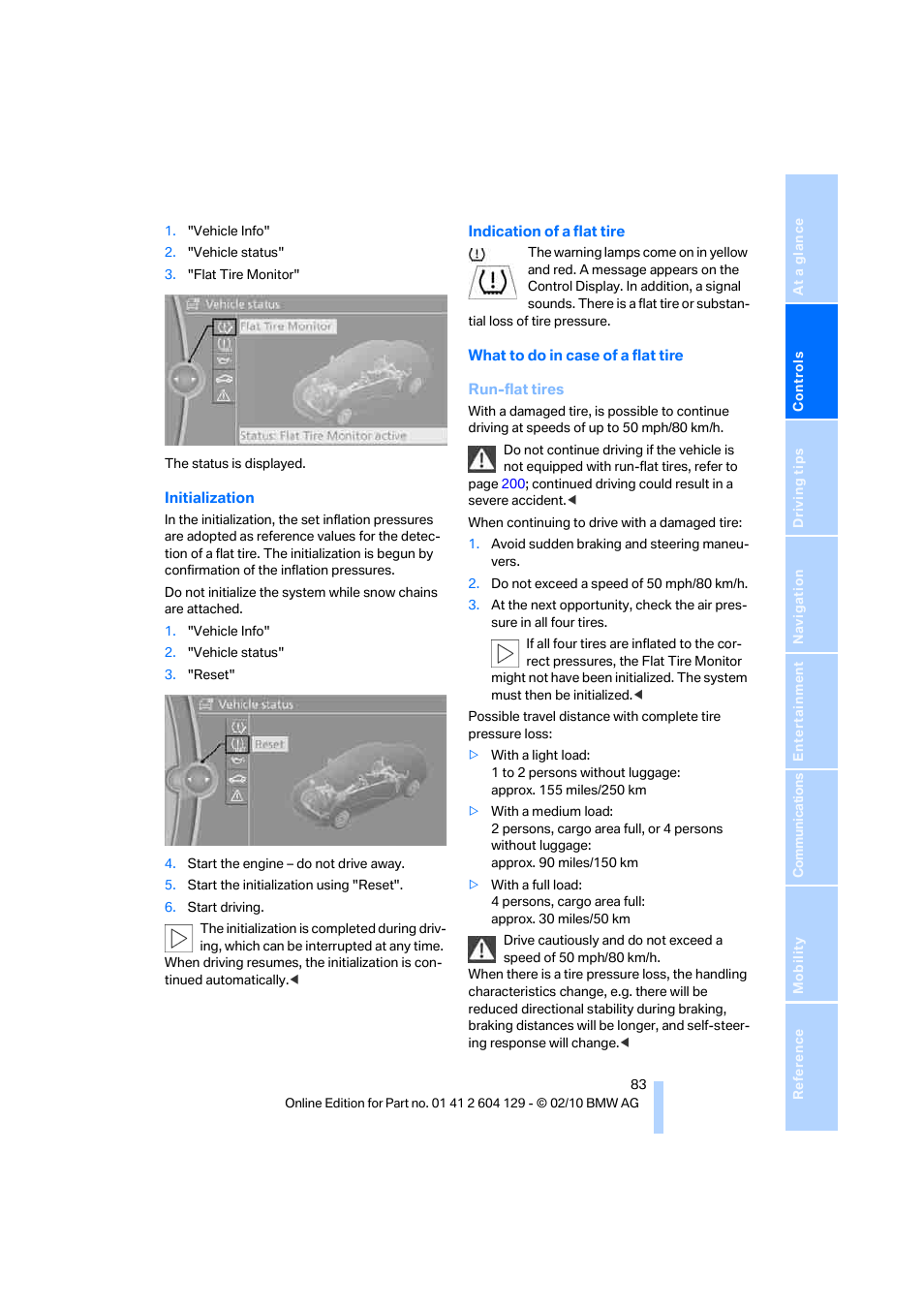 BMW 128i Convertible 2011 User Manual | Page 85 / 256