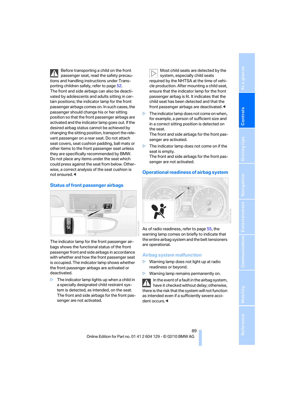 BMW 128i Convertible 2011 User Manual | Page 91 / 256