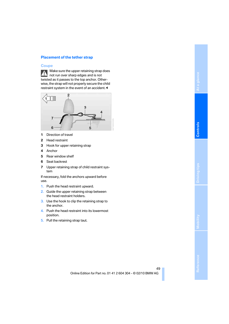 BMW 328i Coupe 2011 User Manual | Page 51 / 200