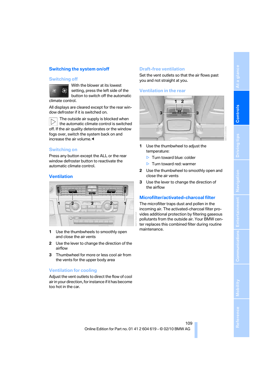 BMW 335is Convertible 2011 User Manual | Page 111 / 278