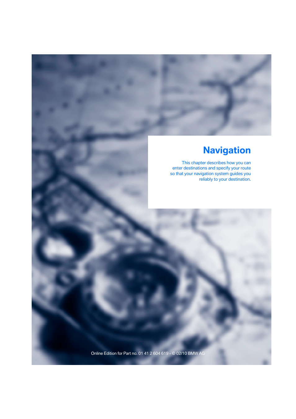 Navigation | BMW 335is Convertible 2011 User Manual | Page 135 / 278