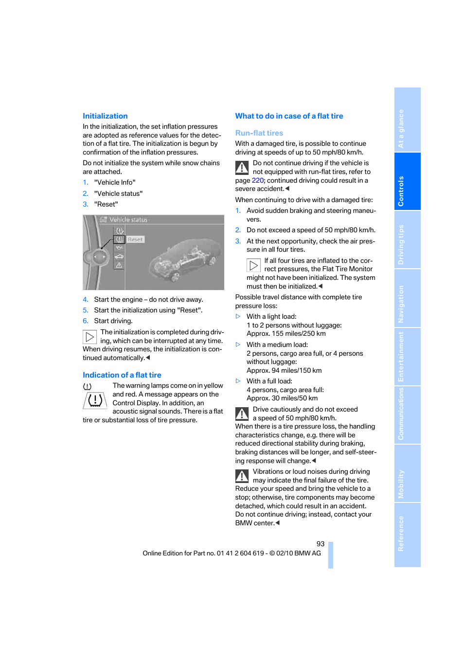 BMW 335is Convertible 2011 User Manual | Page 95 / 278