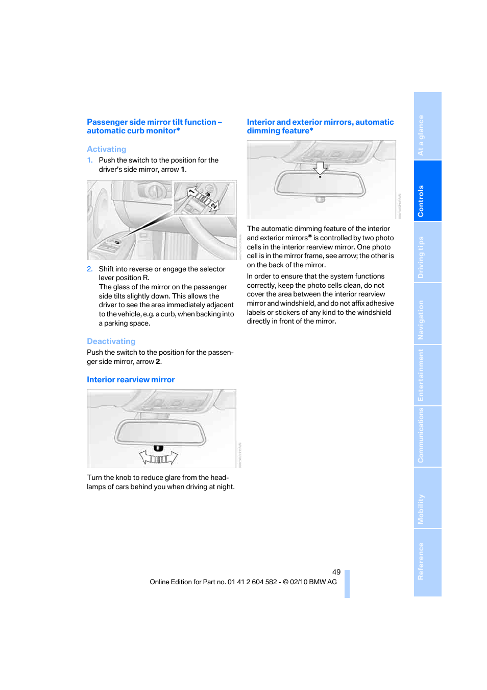 BMW 328i xDrive Sports Wagon 2011 User Manual | Page 51 / 286