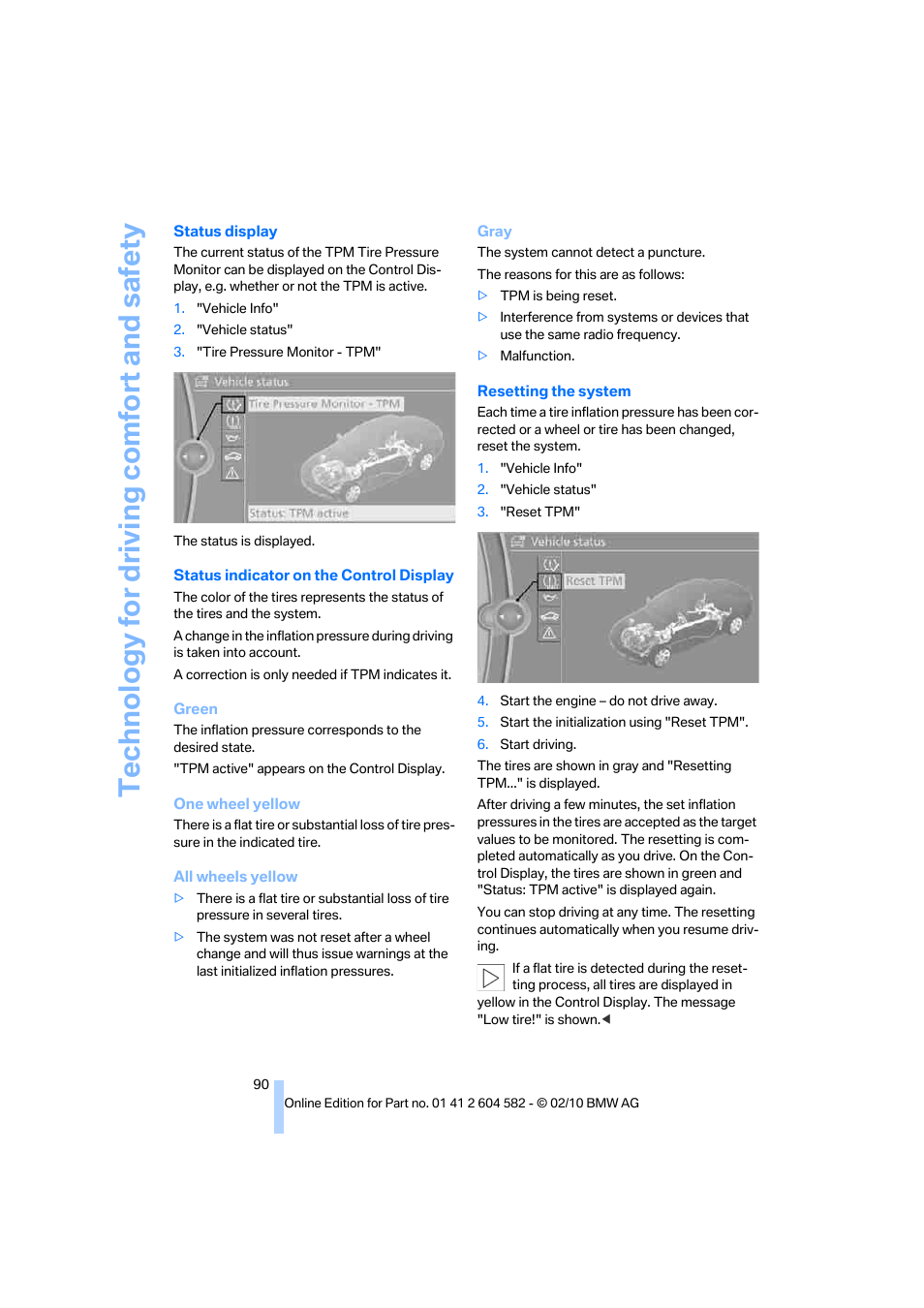 Technology for driving comfort and safety | BMW 328i xDrive Sports Wagon 2011 User Manual | Page 92 / 286