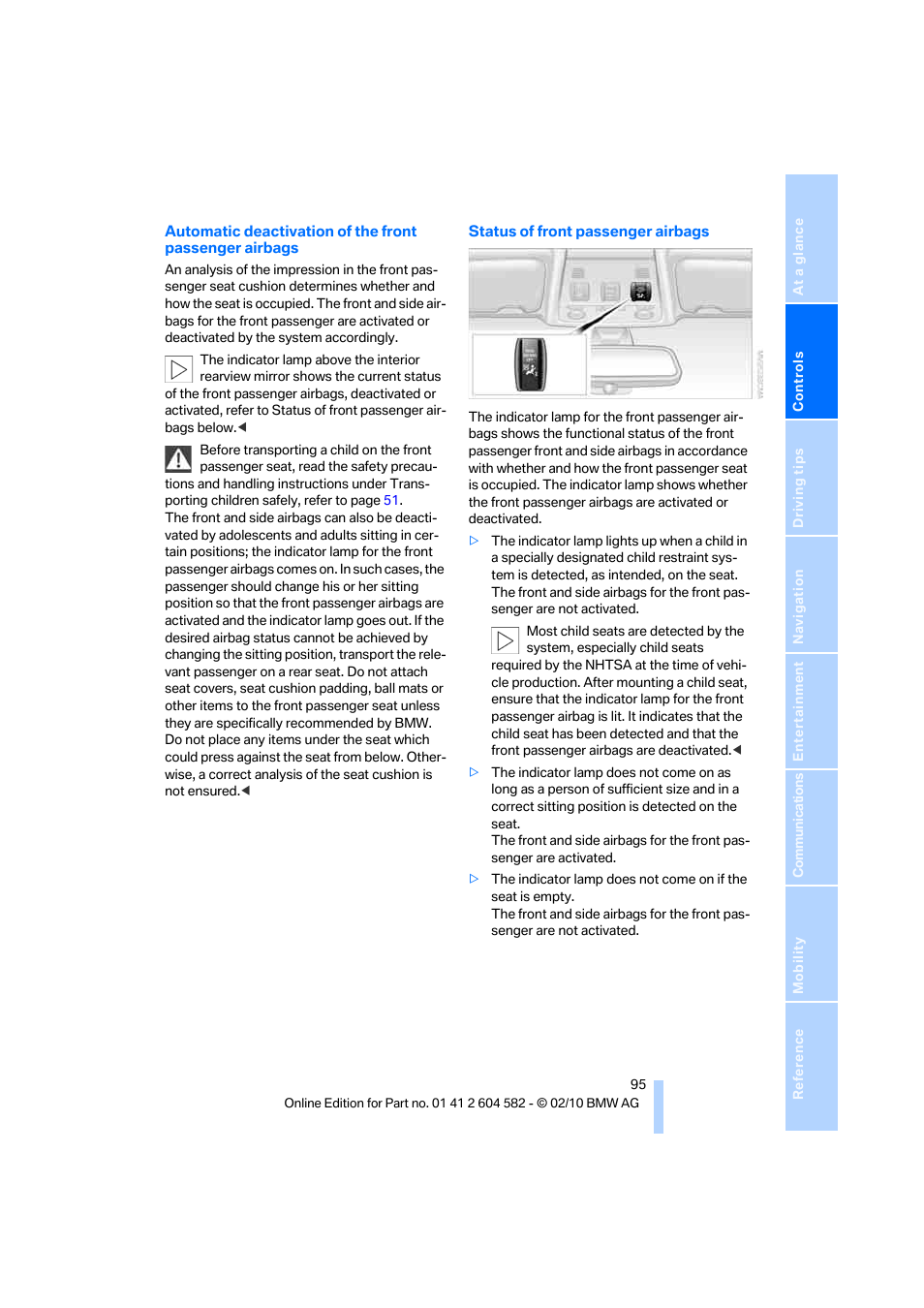 BMW 328i xDrive Sports Wagon 2011 User Manual | Page 97 / 286