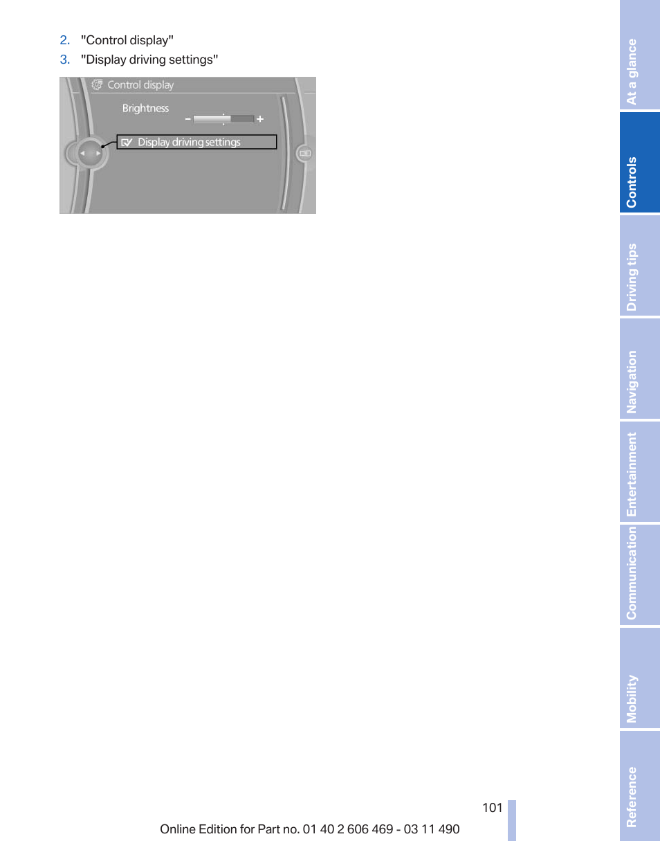 BMW 550i xDrive Sedan 2011 User Manual | Page 101 / 304