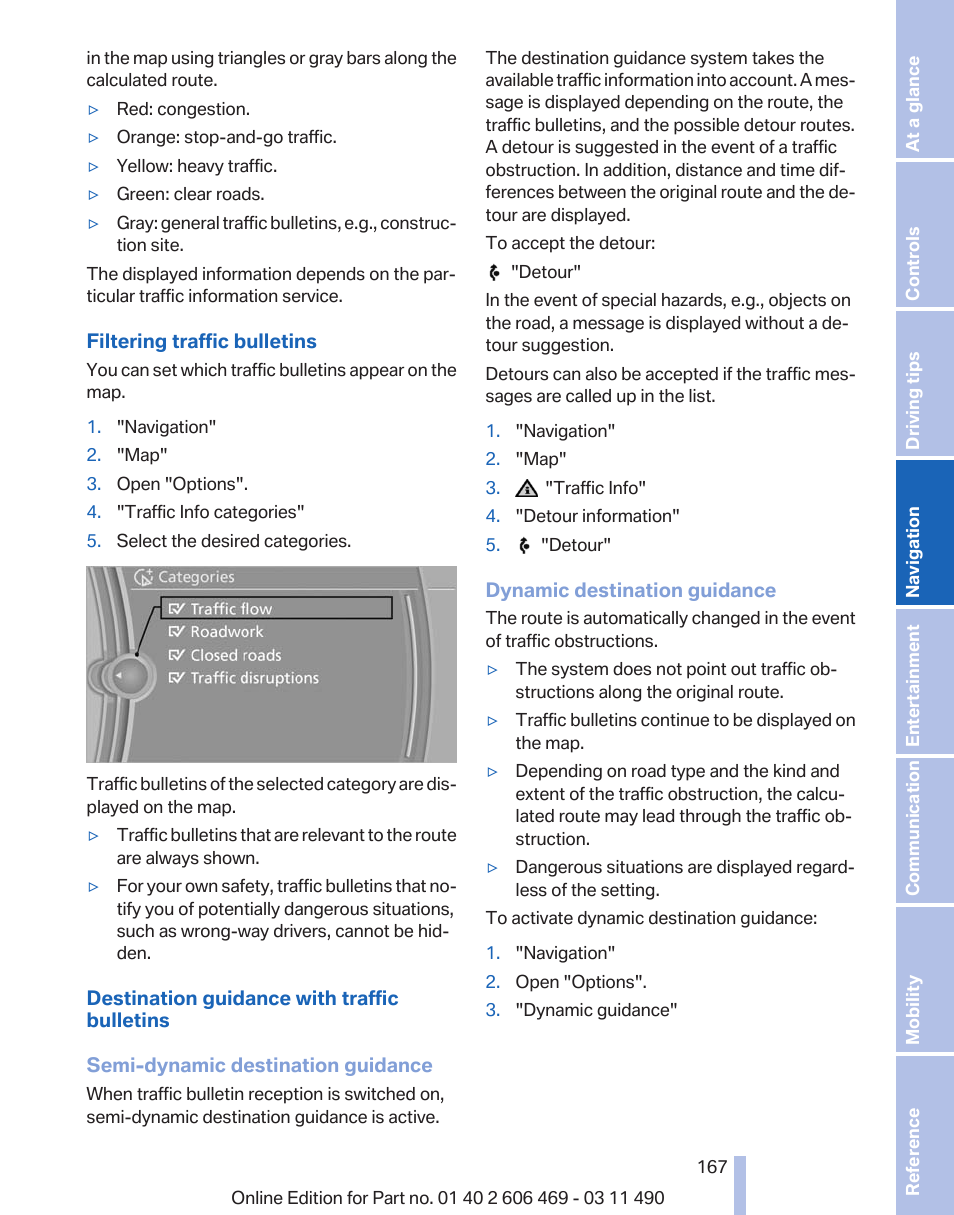 BMW 550i xDrive Sedan 2011 User Manual | Page 167 / 304