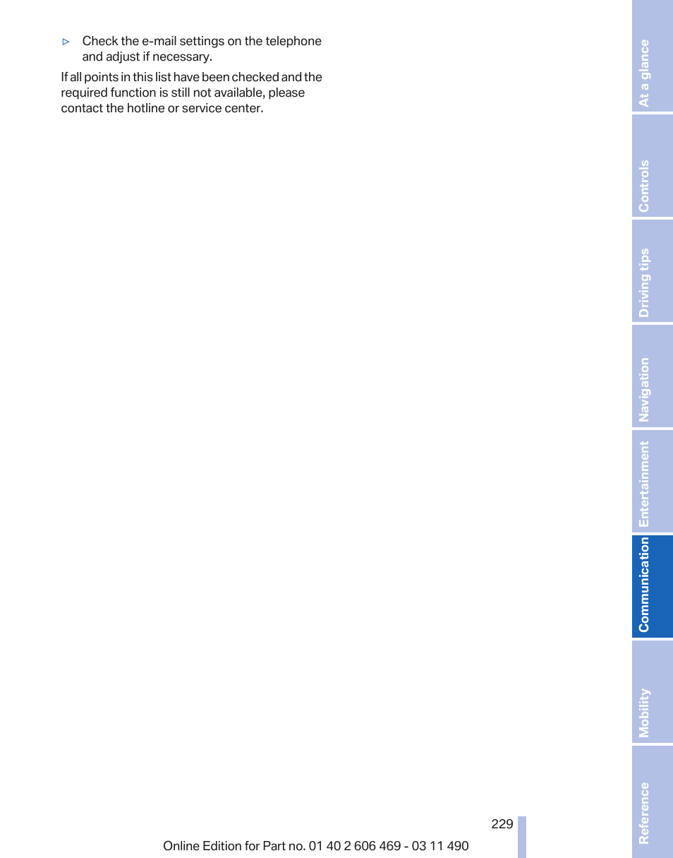 BMW 550i xDrive Sedan 2011 User Manual | Page 229 / 304