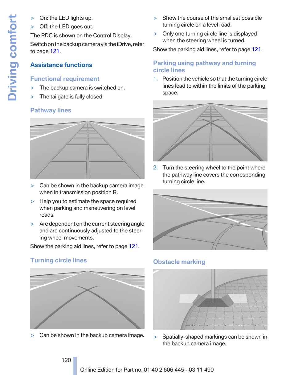 Driving comfort | BMW 550i xDrive Gran Turismo 2011 User Manual | Page 120 / 297