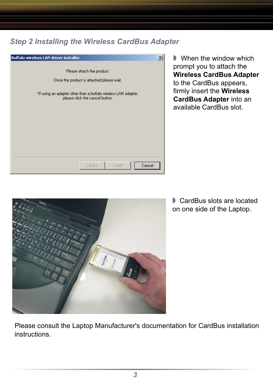 Buffalo Technology WLI-CB-G108 User Manual | Page 3 / 16