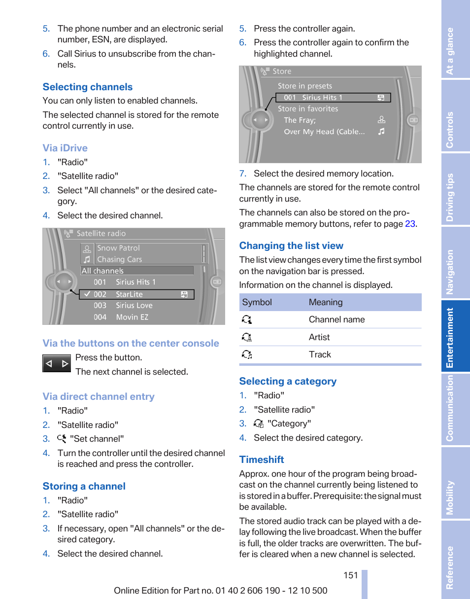 BMW X3 xDrive35i 2011 User Manual | Page 151 / 262