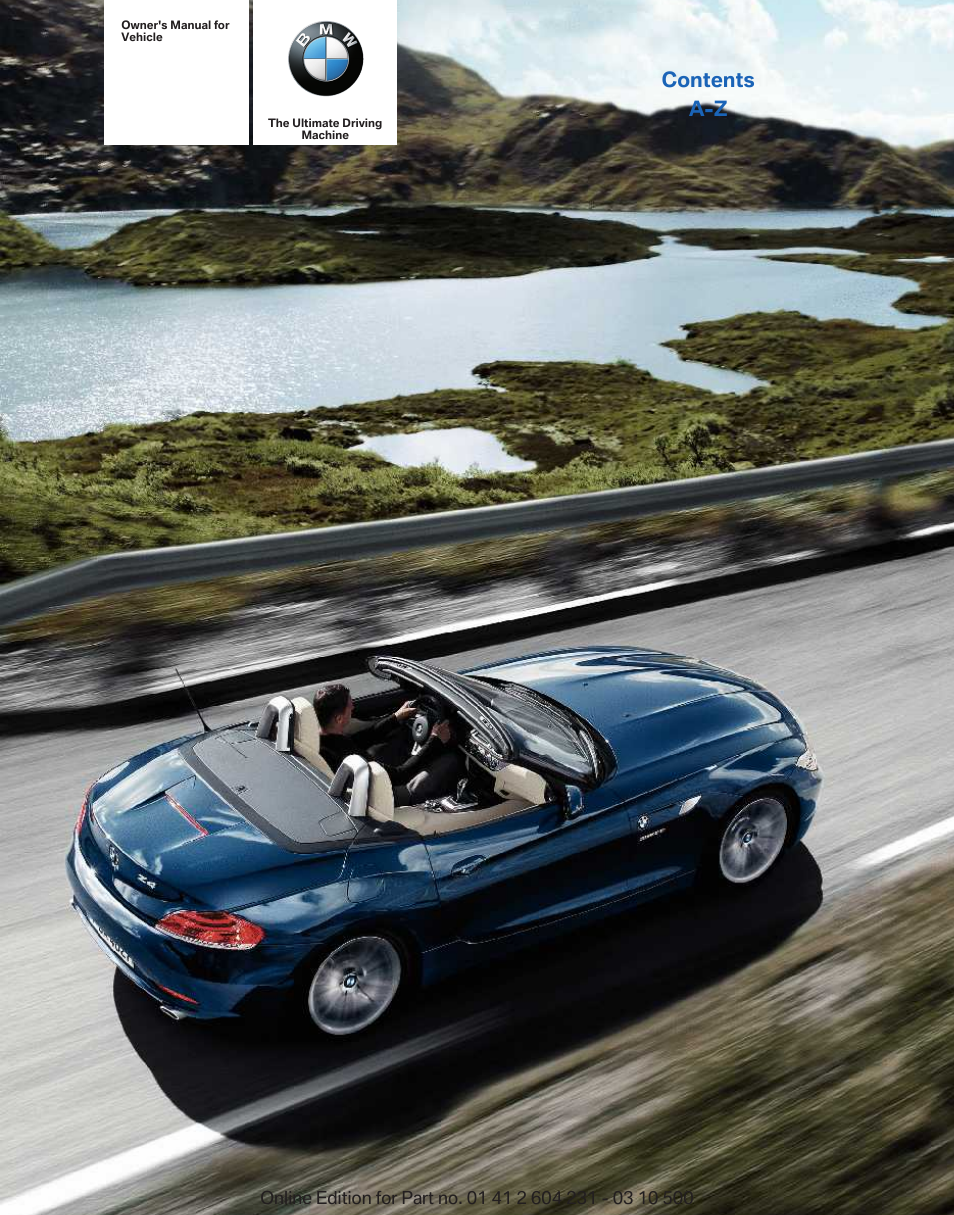 BMW Z4 sDrive35is 2011 User Manual | 247 pages