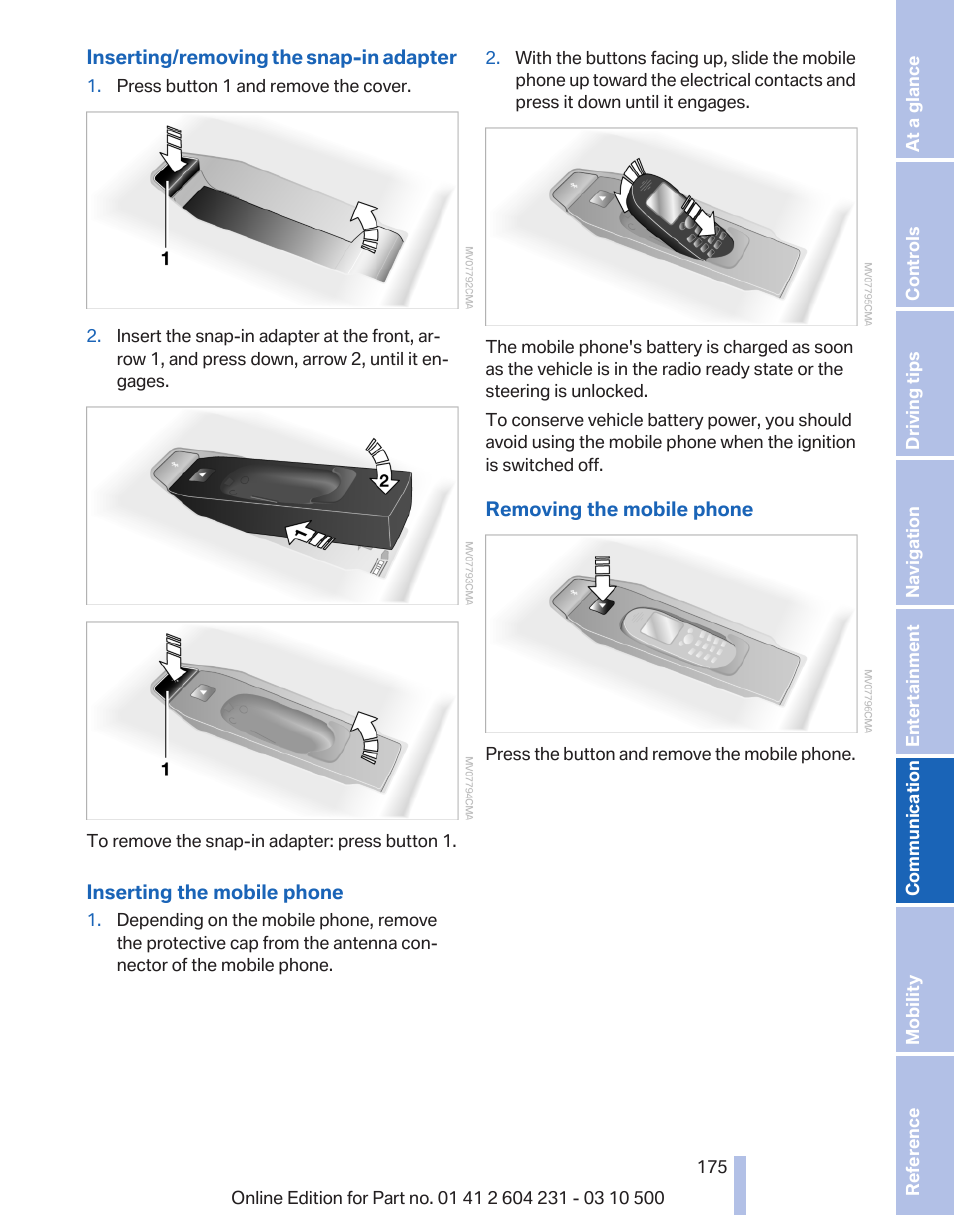 BMW Z4 sDrive35is 2011 User Manual | Page 175 / 247