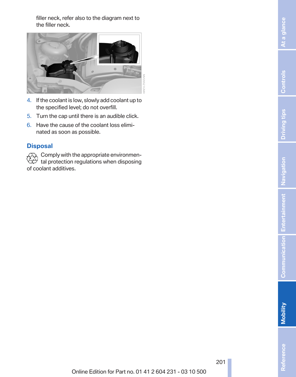 BMW Z4 sDrive35is 2011 User Manual | Page 201 / 247