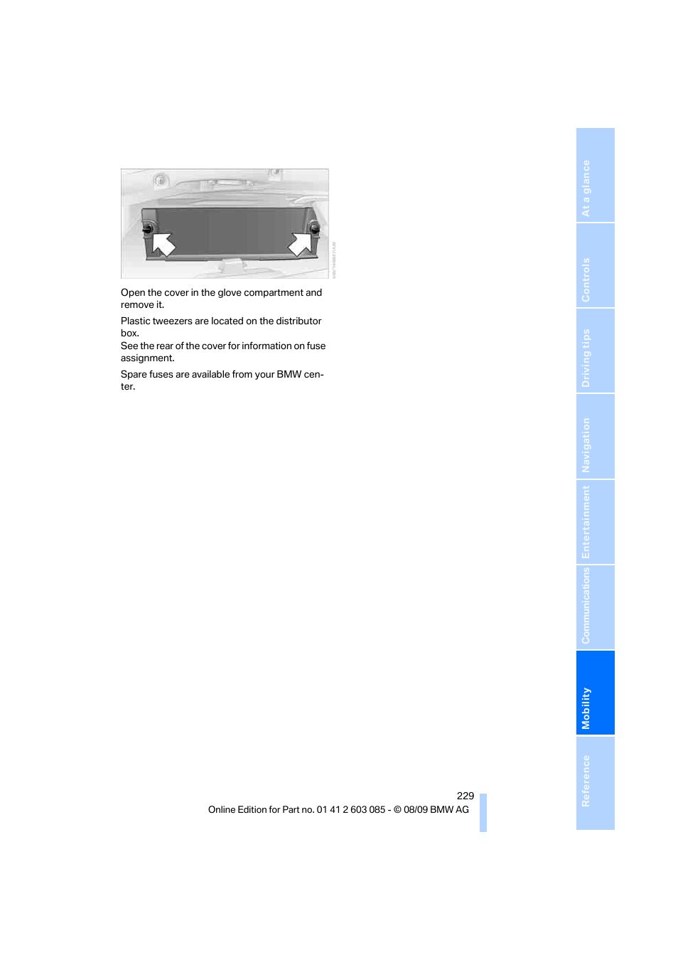 BMW 328i Convertible 2010 User Manual | Page 231 / 266