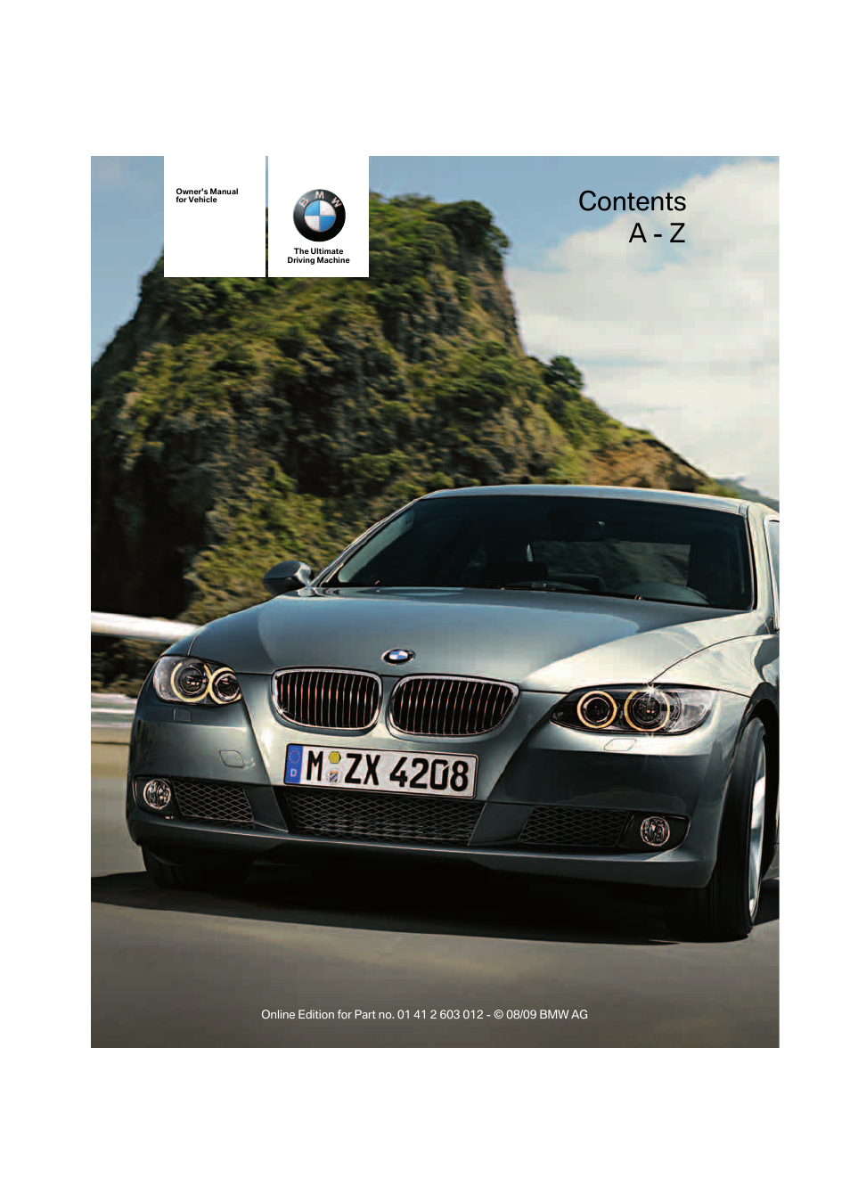 BMW 335i Convertible 2010 User Manual | 188 pages