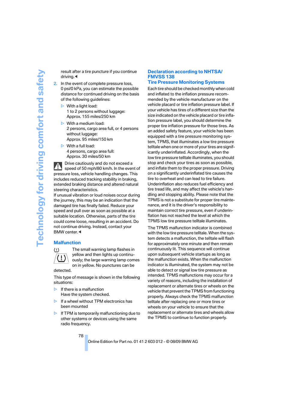 Te chnology for driving comfort and safe ty | BMW 335i Convertible 2010 User Manual | Page 80 / 188