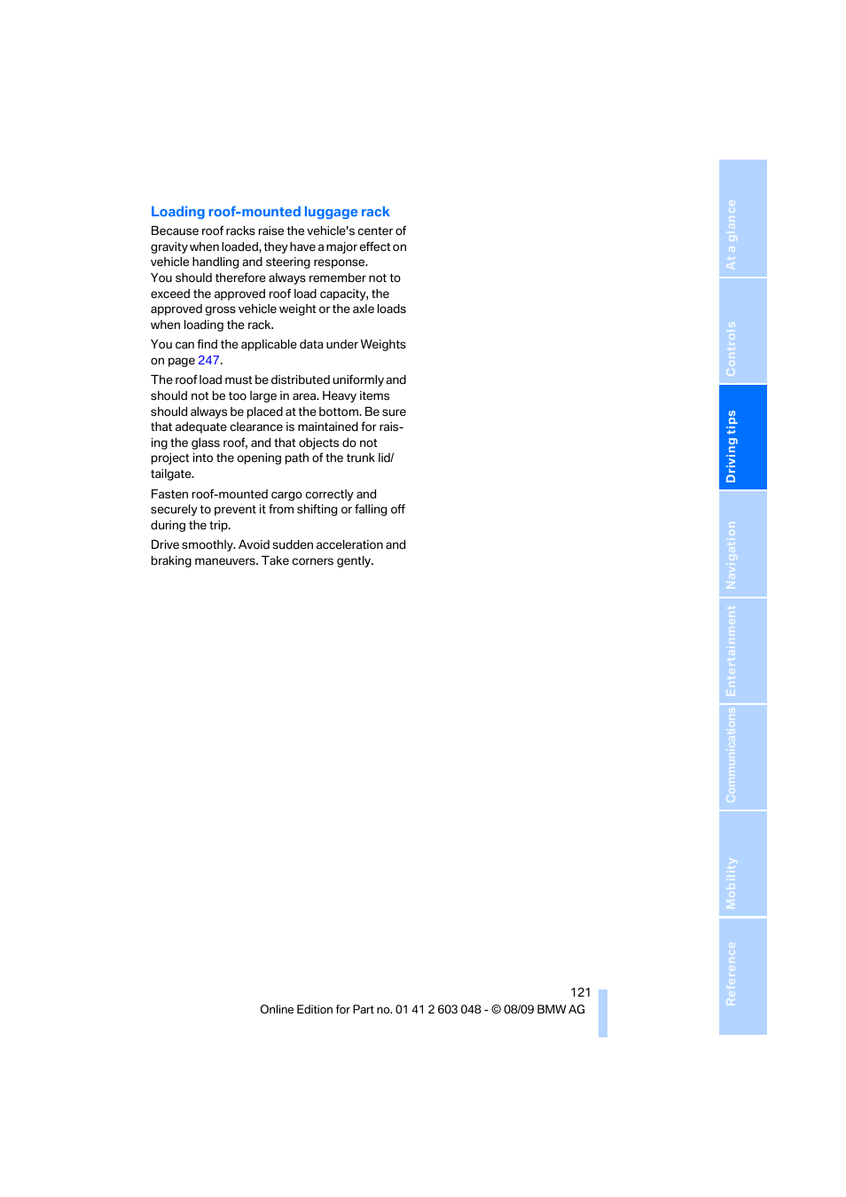 BMW 328i xDrive Sports Wagon 2010 User Manual | Page 123 / 274