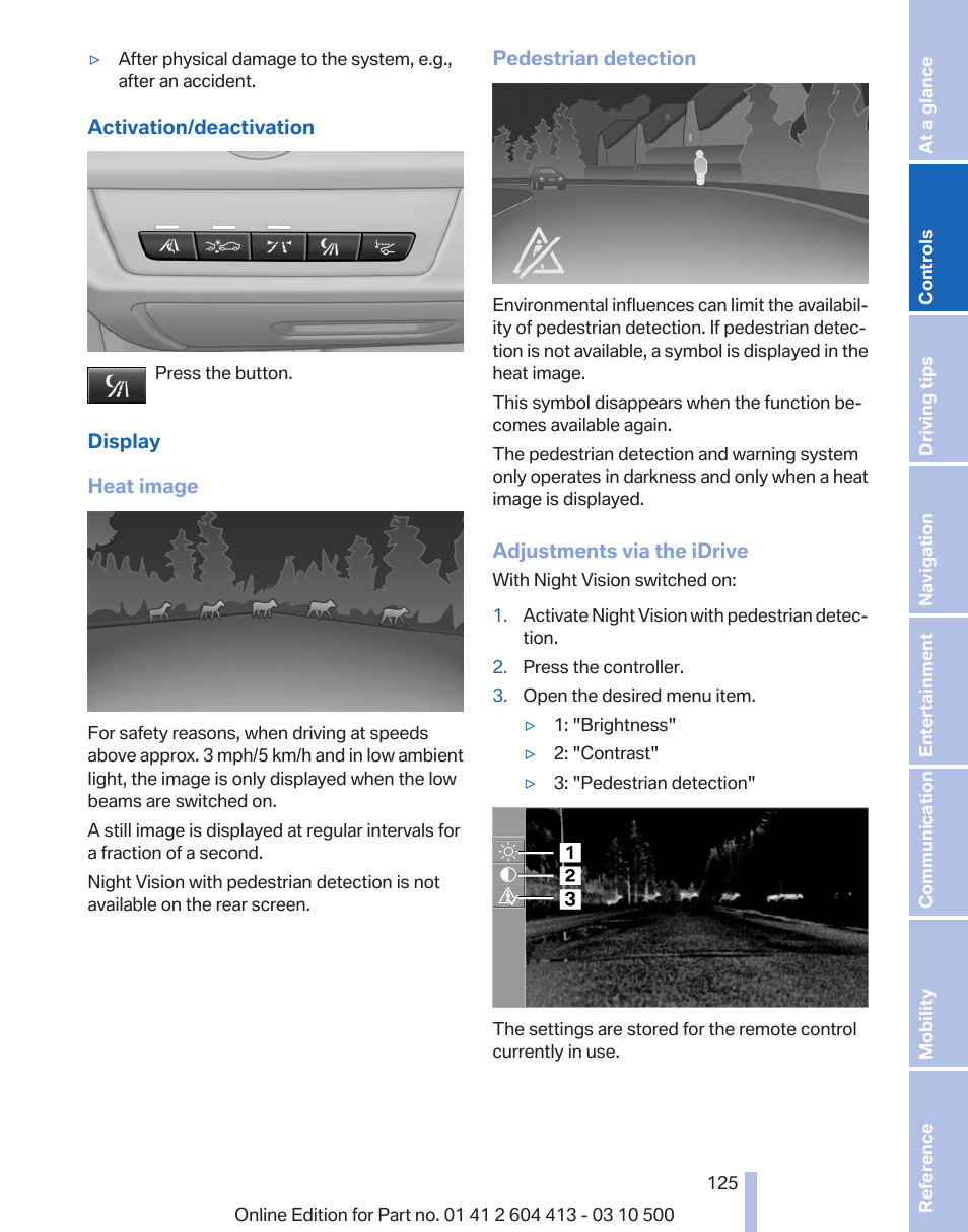 BMW 550i xDrive Gran Turismo 2010 User Manual | Page 125 / 277