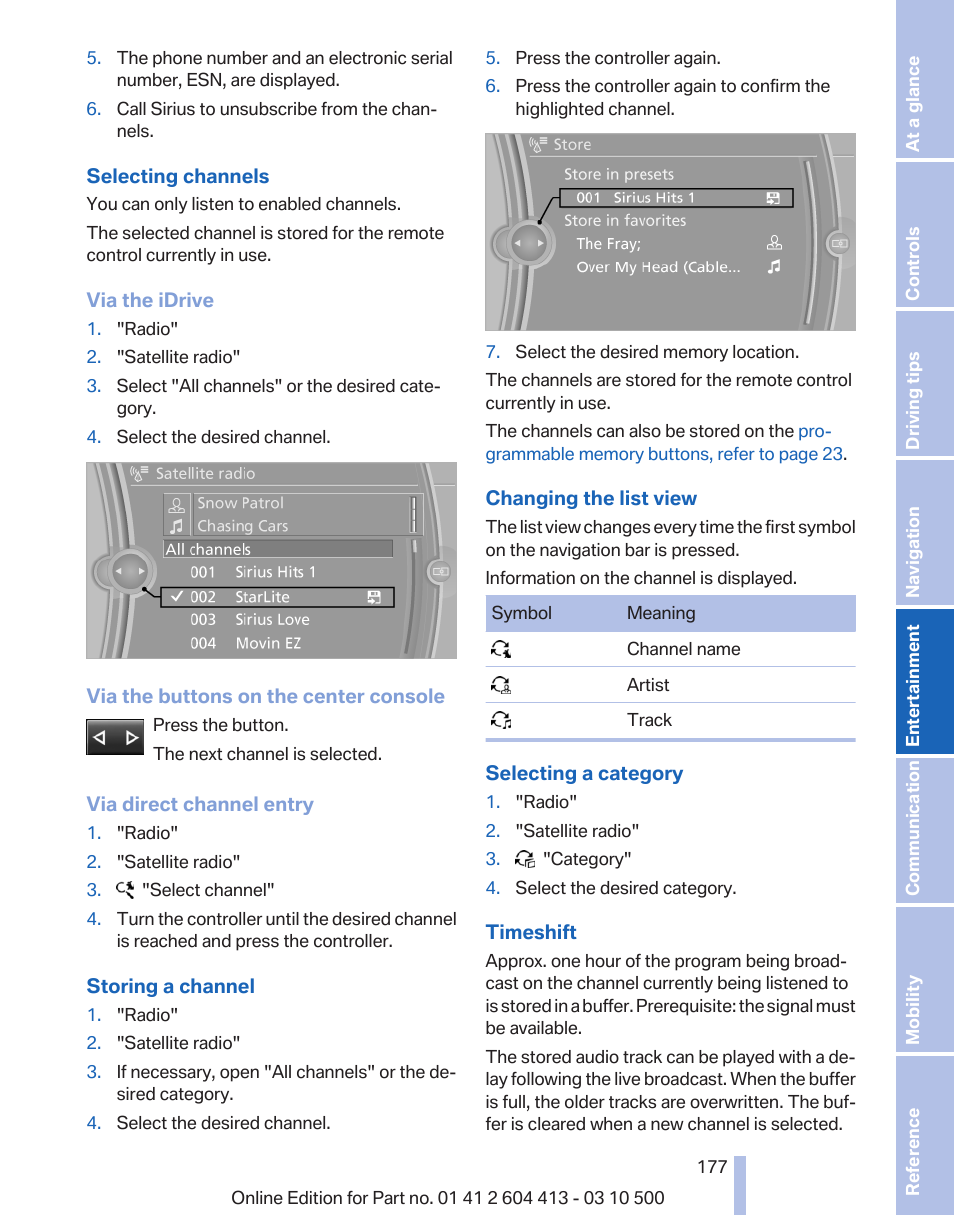 BMW 550i xDrive Gran Turismo 2010 User Manual | Page 177 / 277