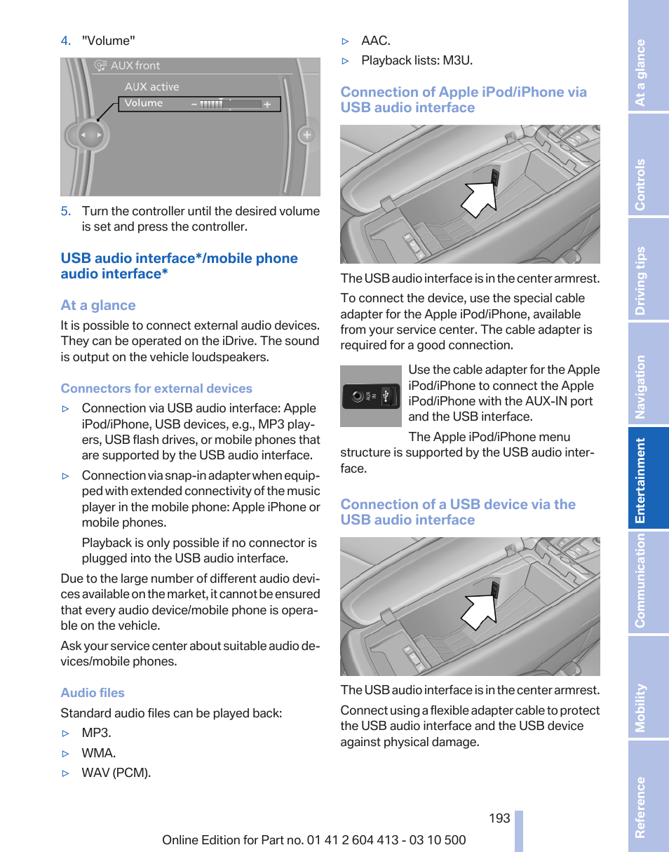 BMW 550i xDrive Gran Turismo 2010 User Manual | Page 193 / 277