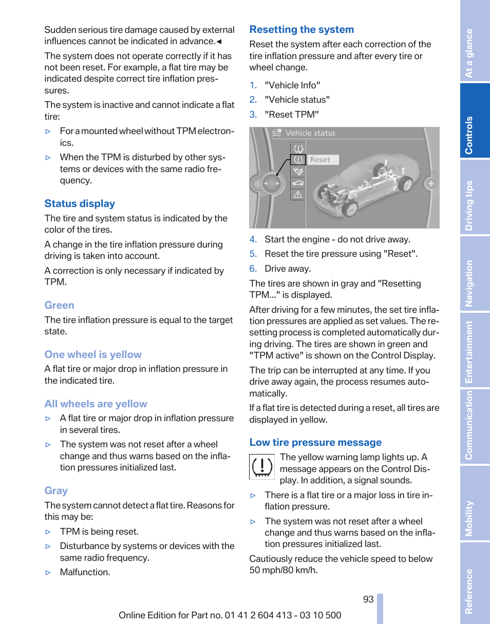 BMW 550i xDrive Gran Turismo 2010 User Manual | Page 93 / 277