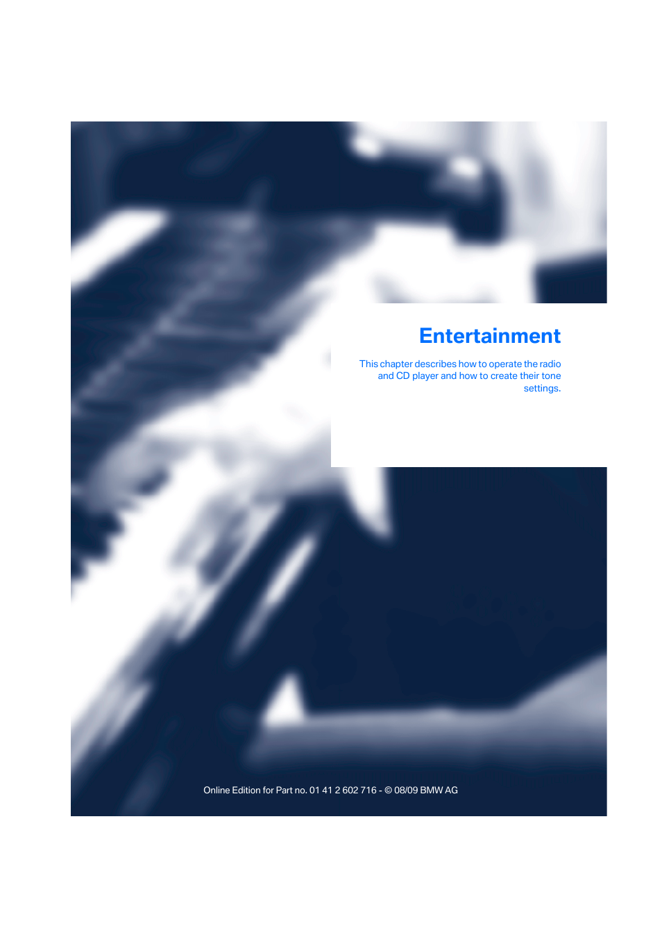 Entertainment | BMW 650i Convertible 2010 User Manual | Page 147 / 252