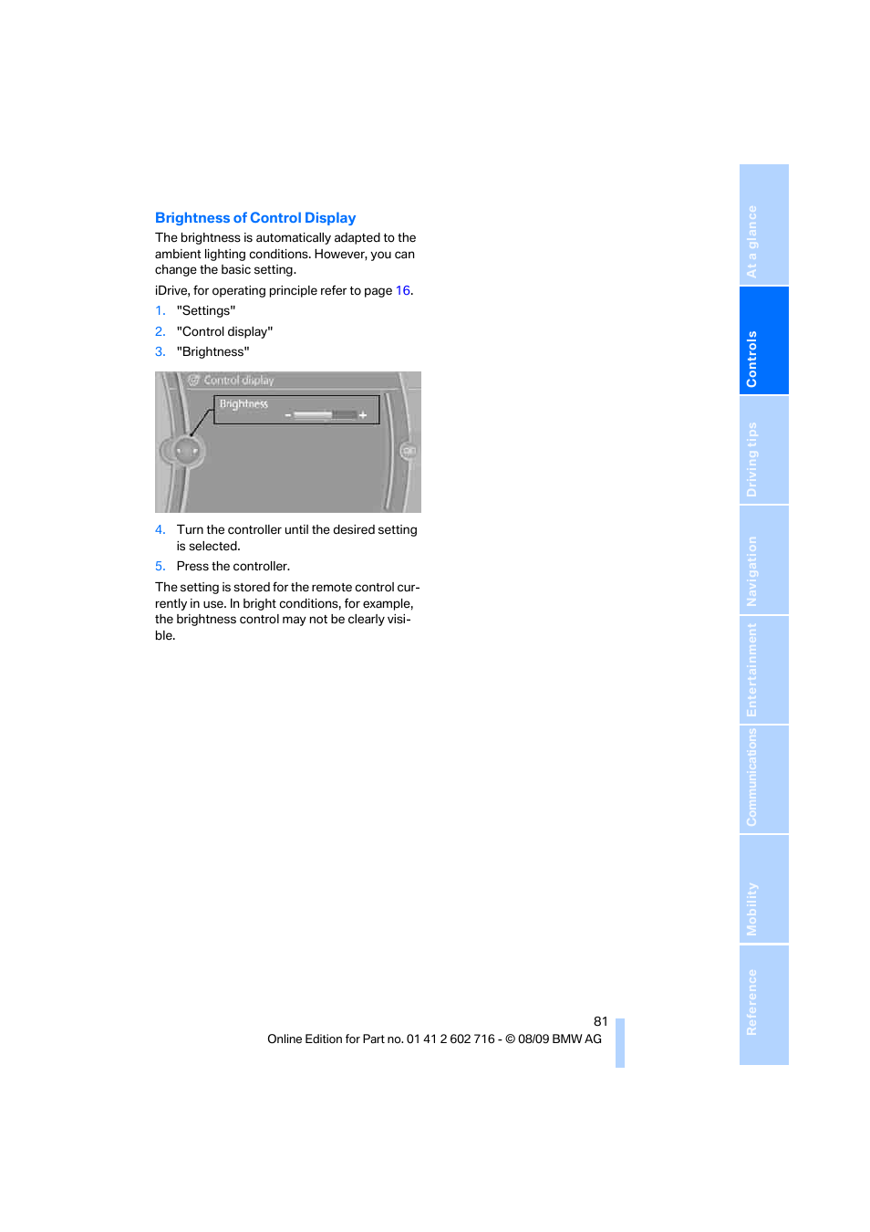 BMW 650i Convertible 2010 User Manual | Page 83 / 252