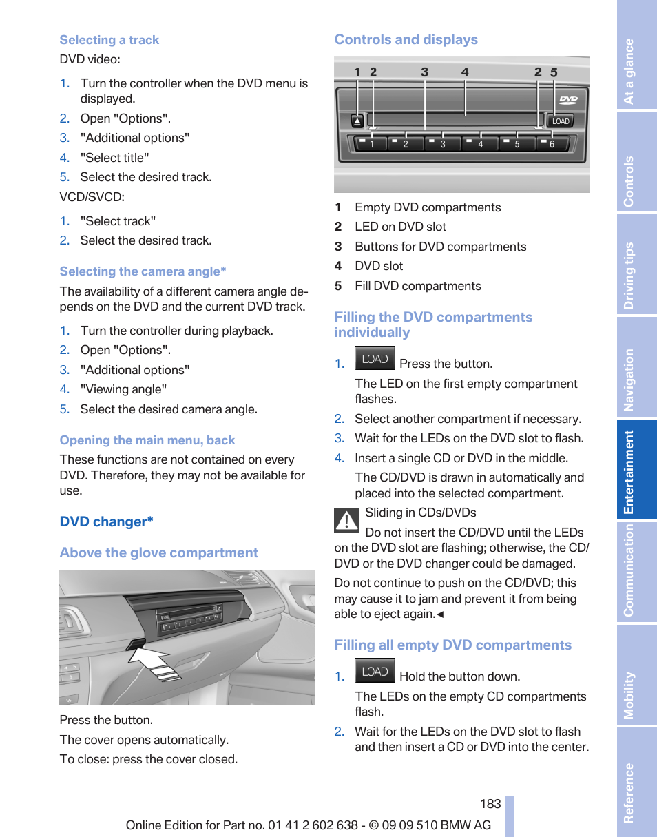 BMW 760Li Sedan 2010 User Manual | Page 183 / 280