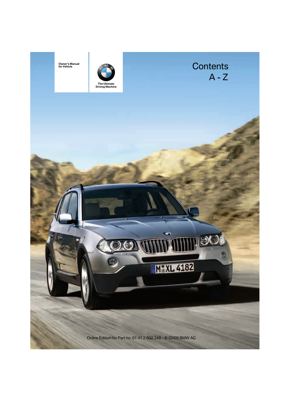 BMW X3 xDrive30i 2010 User Manual | 144 pages