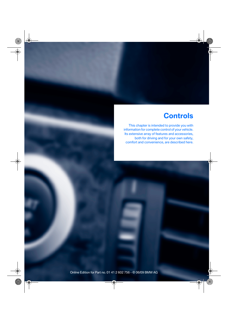 Controls | BMW X6 M 2010 User Manual | Page 27 / 300