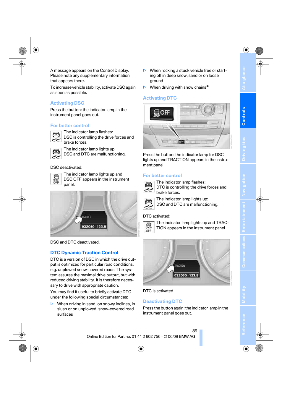 BMW X6 M 2010 User Manual | Page 91 / 300